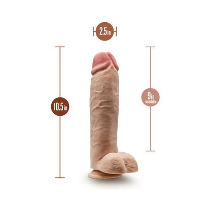 Dr Skin Mr Mister 10.5 Dildo Balls Beige