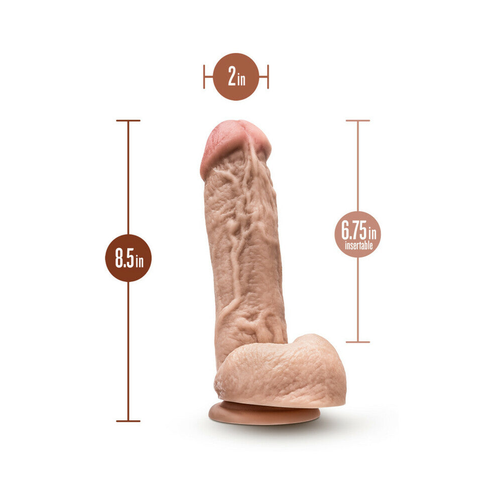 Dr Skin Mr D 8.5 Dildo Balls Beige