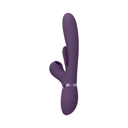 Vive Ena Rechargeable Thrusting Silicone G-Spot Vibrator With Flapping Tongue And Air Wave Stimulato