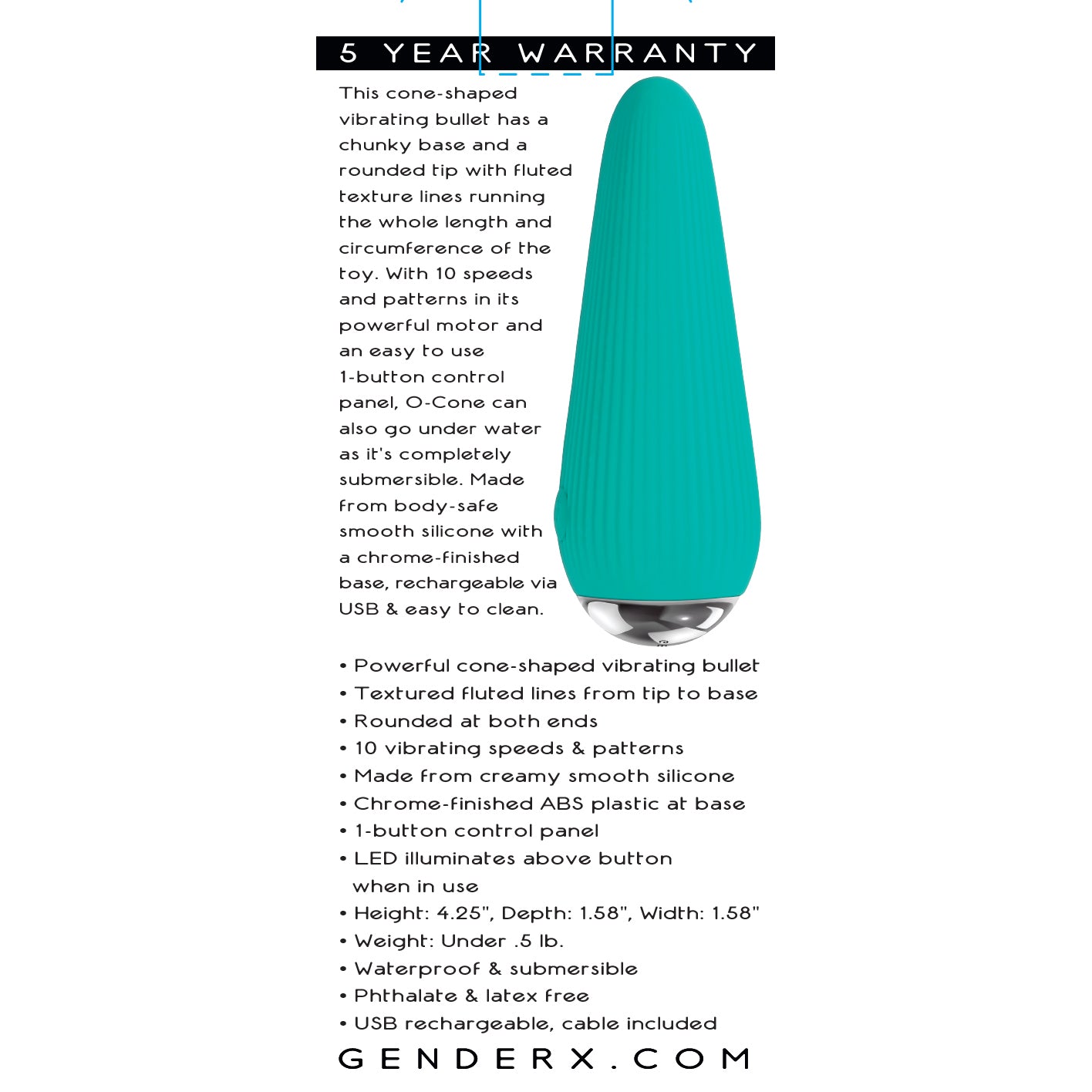 Gender X O-Cone Teal