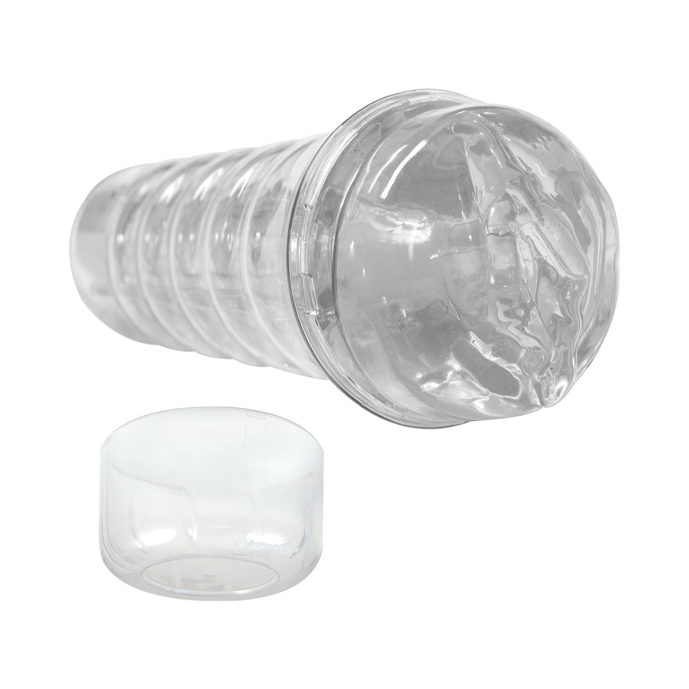 Dream-Lite Crystal Vagina Masturbator Clear