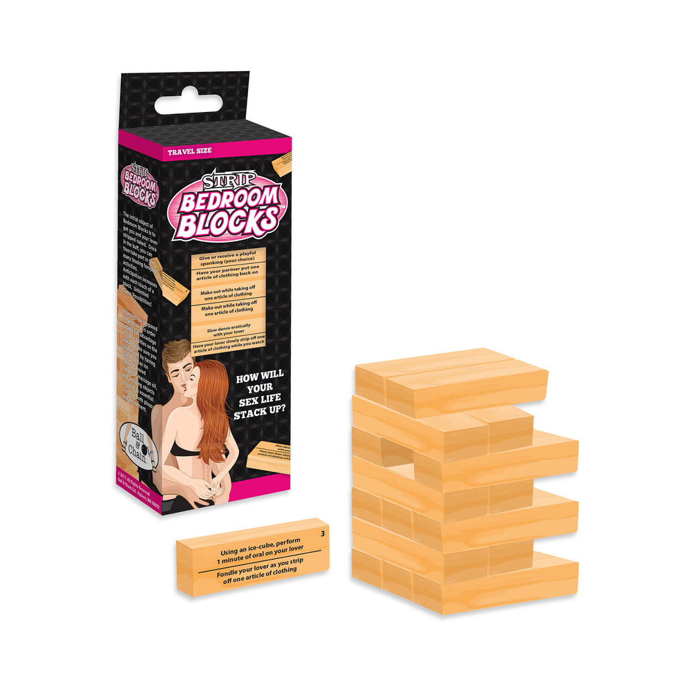 Strip Bedroom Blocks Game Travel Size