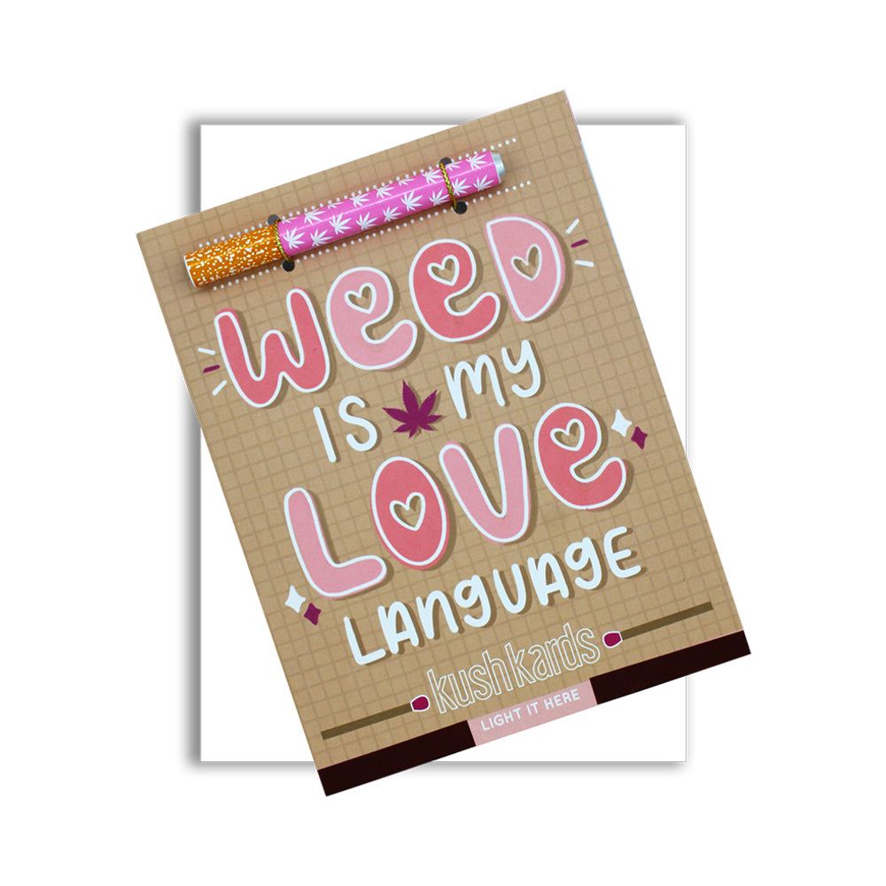 Weed Is My Love Languageone Hitter Kard