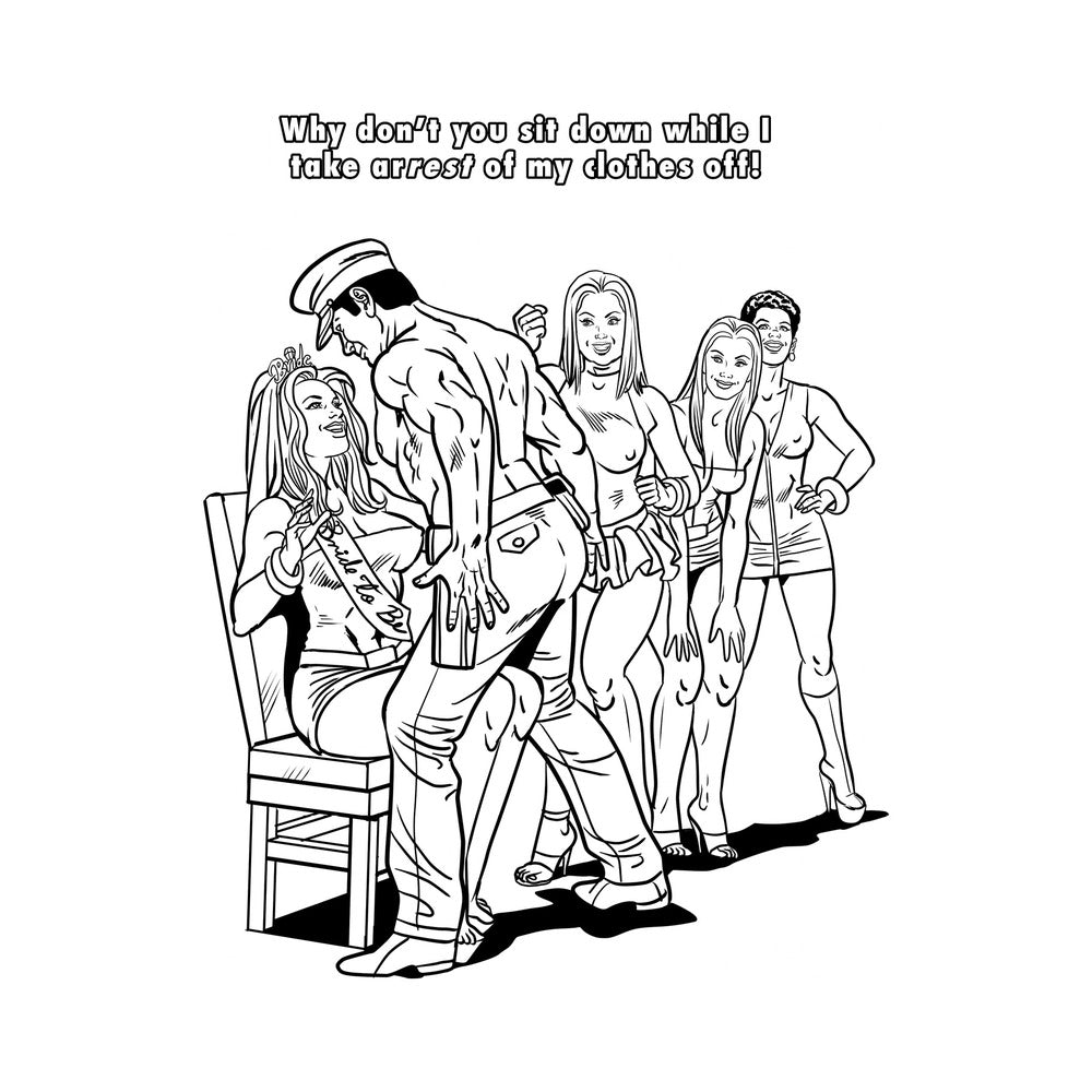 Bachelorette Party Coloring Book