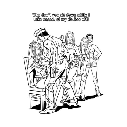 Bachelorette Party Coloring Book