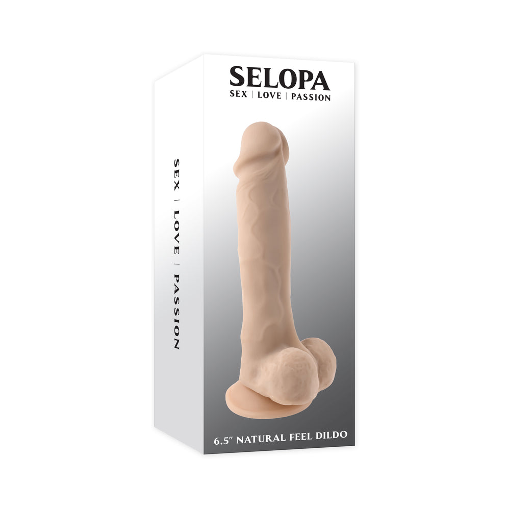 Selopa 6.5 In. Natural Feel Dildo Light