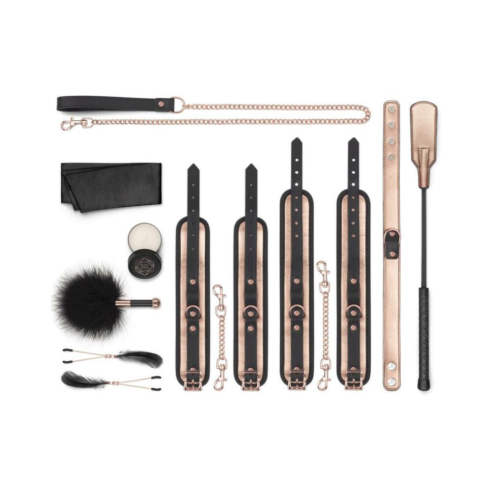 Rosy Gold Nouveau 9-Piece Bdsm Set