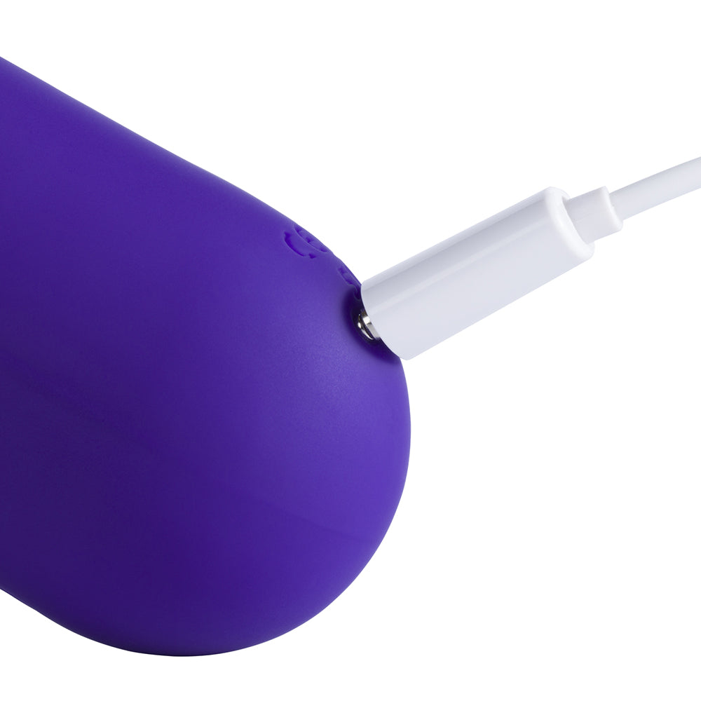 Abby Mini Clit Licking Vibrator Tongue Sex Toy - Purple