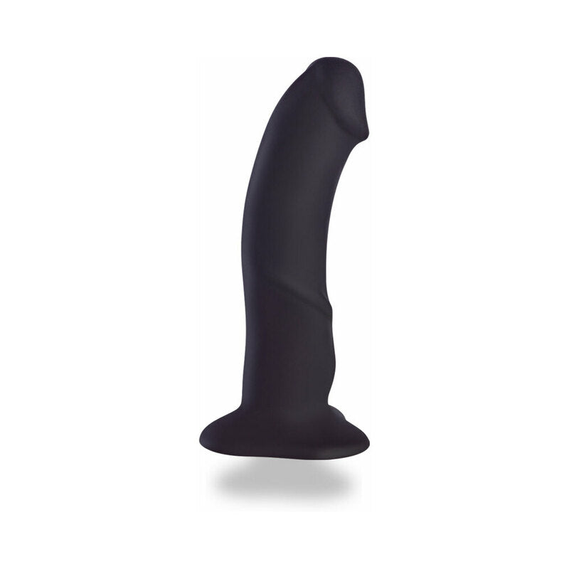 Fun Factory The Boss 7&quot; Girthy Silicone Dildo - Black