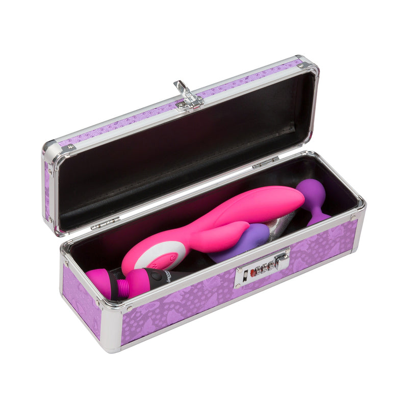 Lockable Vibrator Case Small Purple