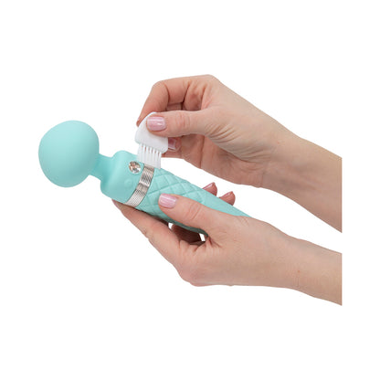 Pillow Talk Sultry Massager Wand Teal