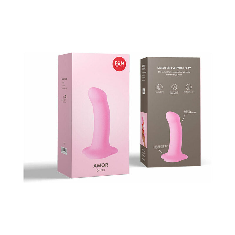 Fun Factory Amor 5.5 Inches Silicone Dildo Pink