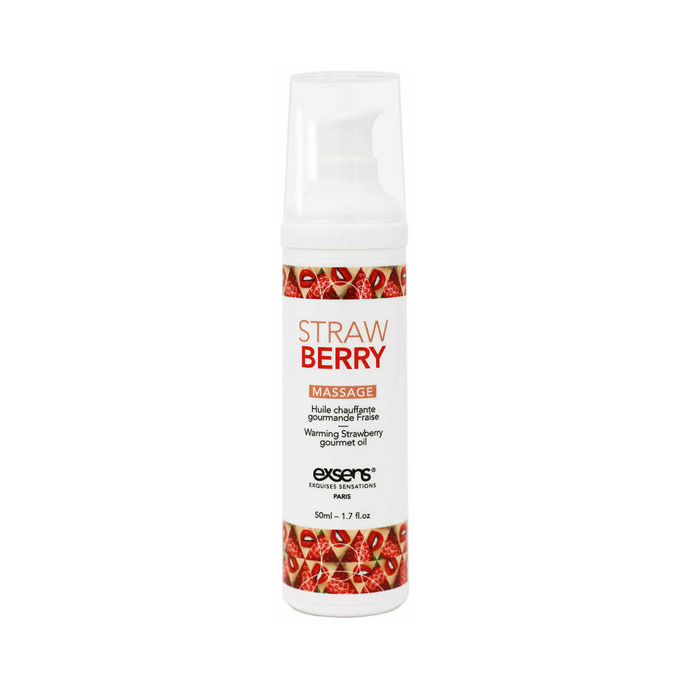 Exsens Of Paris Warming Massage Oil - Strawberry