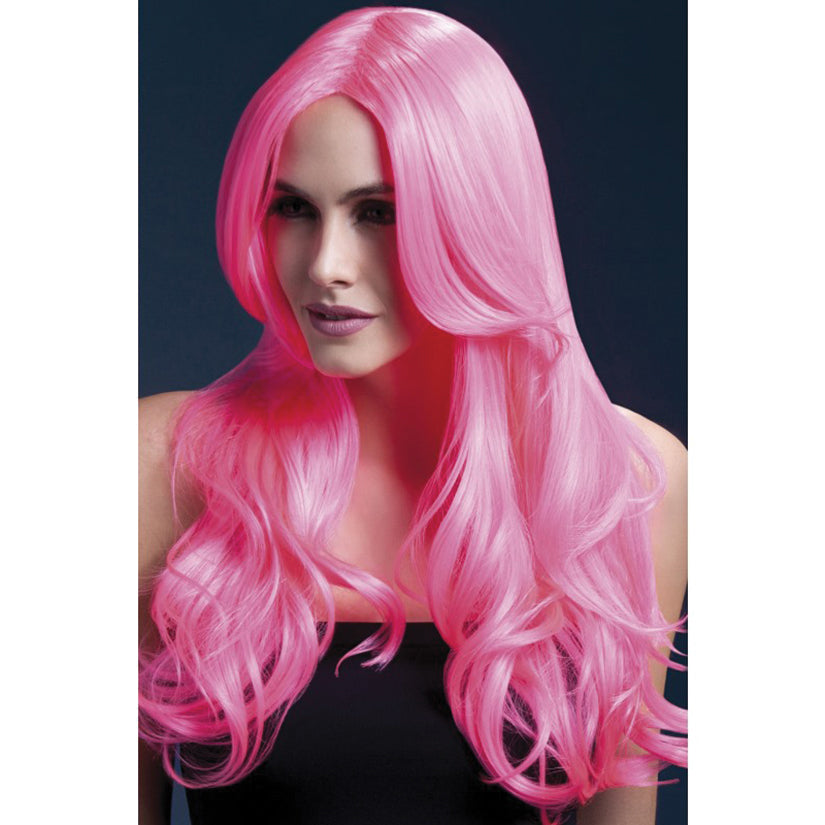 Khloe Wig - Neon Pink