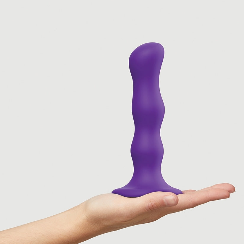 Strap-On-Me Geisha Dildo With Balls Size Medium - Purple