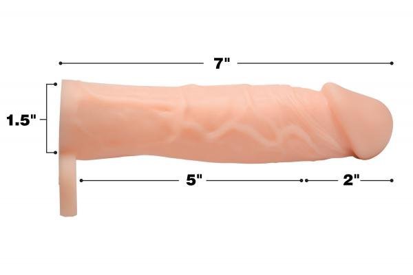 2 Inches Silicone Penis Extension Beige-Size Matters-Sexual Toys®