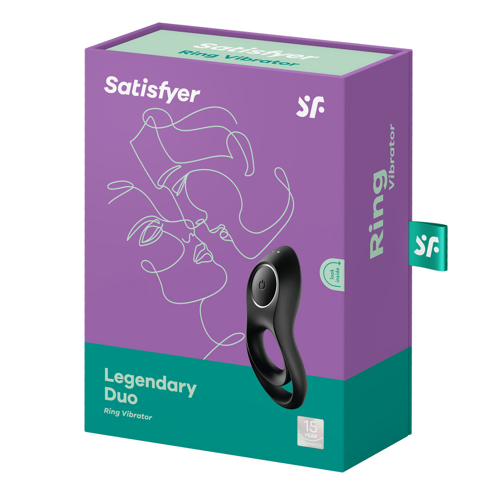 Satisfyer Legendary Duo Ring Vibrator - Black