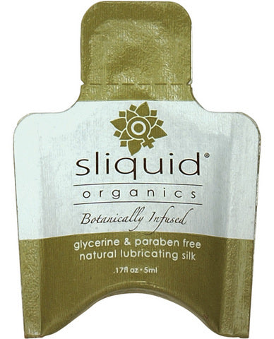 Sliquid organics silk lubricant - .17 oz pillow-blank-Sexual Toys®