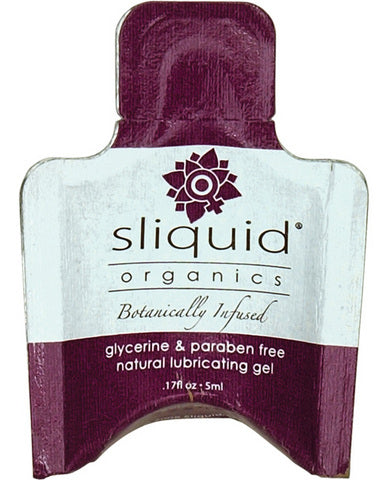 Sliquid organics natural lubricating gel - .17 oz pillow-blank-Sexual Toys®