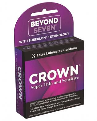 Crown Latex Condoms 3 Pack-Crown-Sexual Toys®