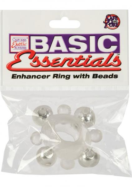 Enhancer Ring With Beads-Basic Essentials-Sexual Toys®