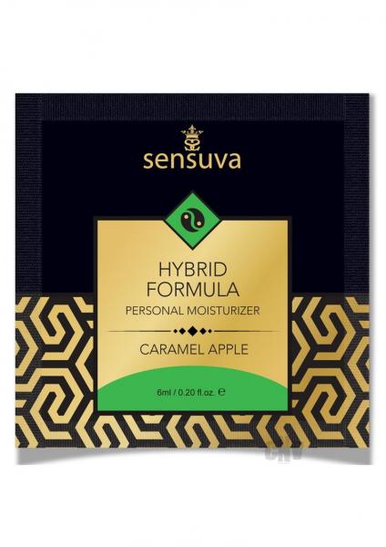 Sensuva Hybrid Moisturizer Single Use Packet Caramel Apple .20oz-Sensuva Personal Moisturizer-Sexual Toys®