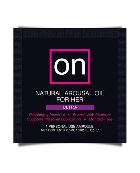 On For Her Arousal Oil Ultra - Single Use Ampoule-On-Sexual Toys®