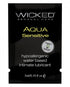 Wicked Aqua Sensitive Water Based Lubricant  .1 oz-Wicked Aqua-Sexual Toys®