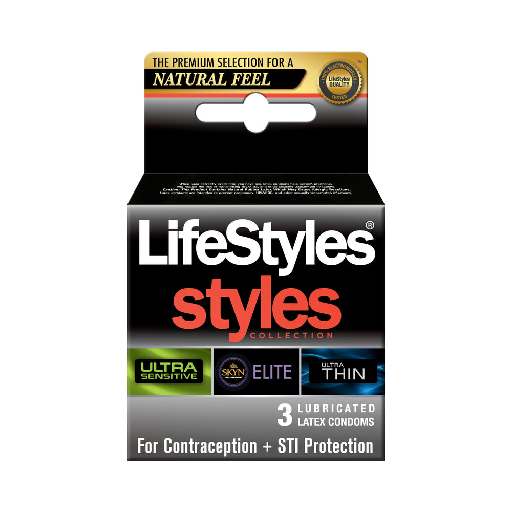 Lifestyles Styles Sensitive Collection Condoms 3 Pack-blank-Sexual Toys®