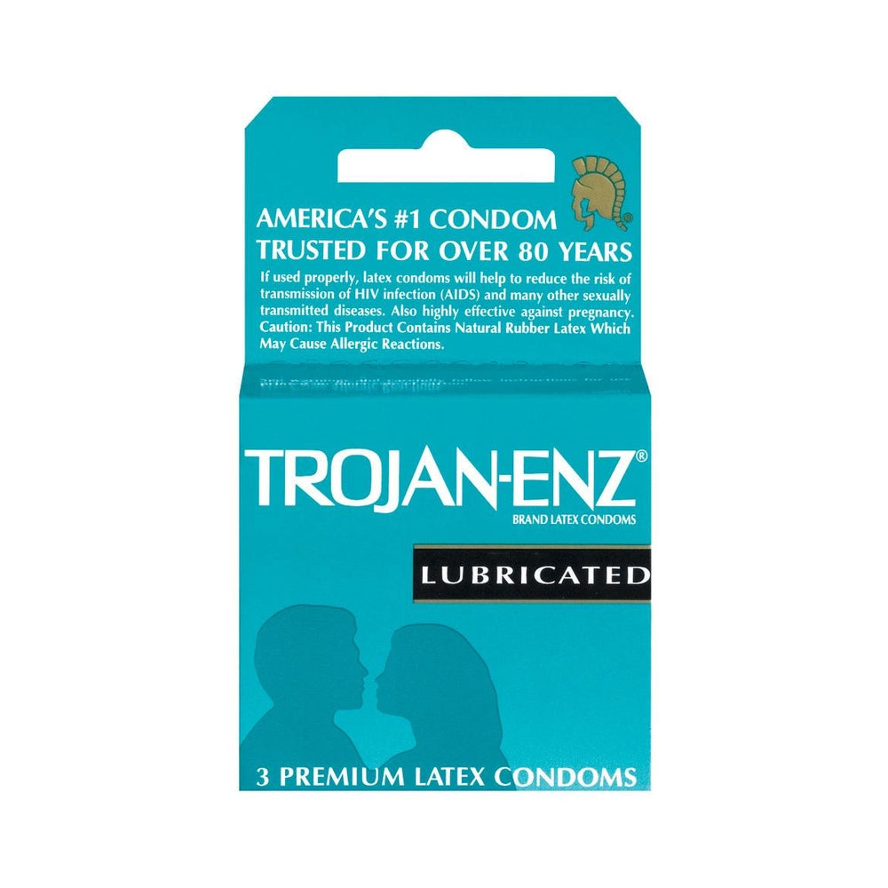 Trojan ENZ Lubricated Condoms 3 Pack-blank-Sexual Toys®