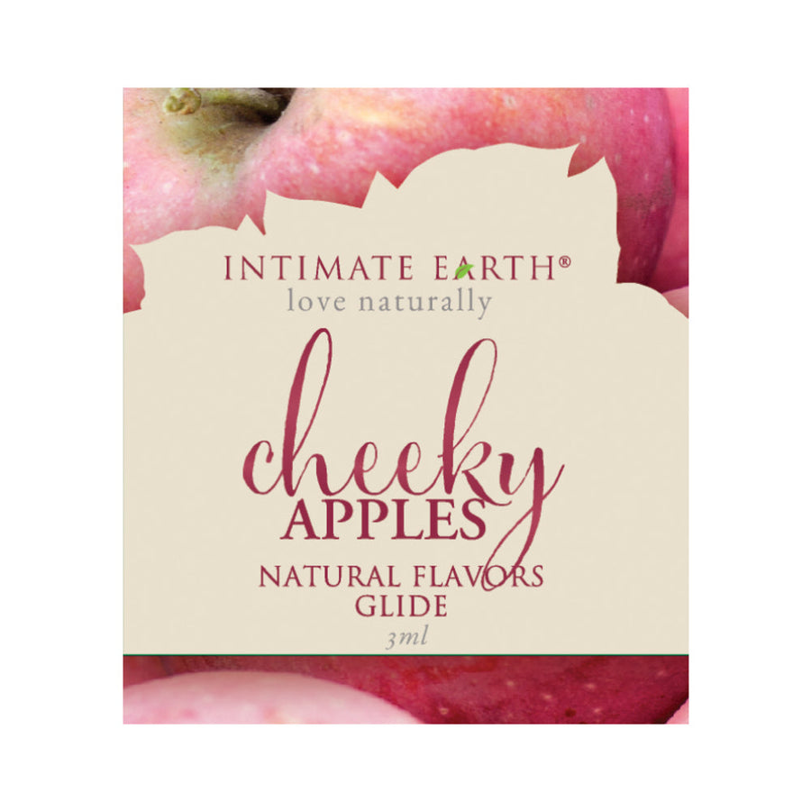 Intimate Earth Natural Flavor Glide Cheeky Apples .1oz-Intimate Earth-Sexual Toys®