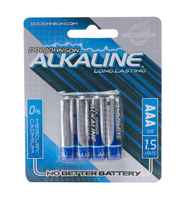 Doc Johnson Alkaline Batteries - 4 Pack AAA-blank-Sexual Toys®