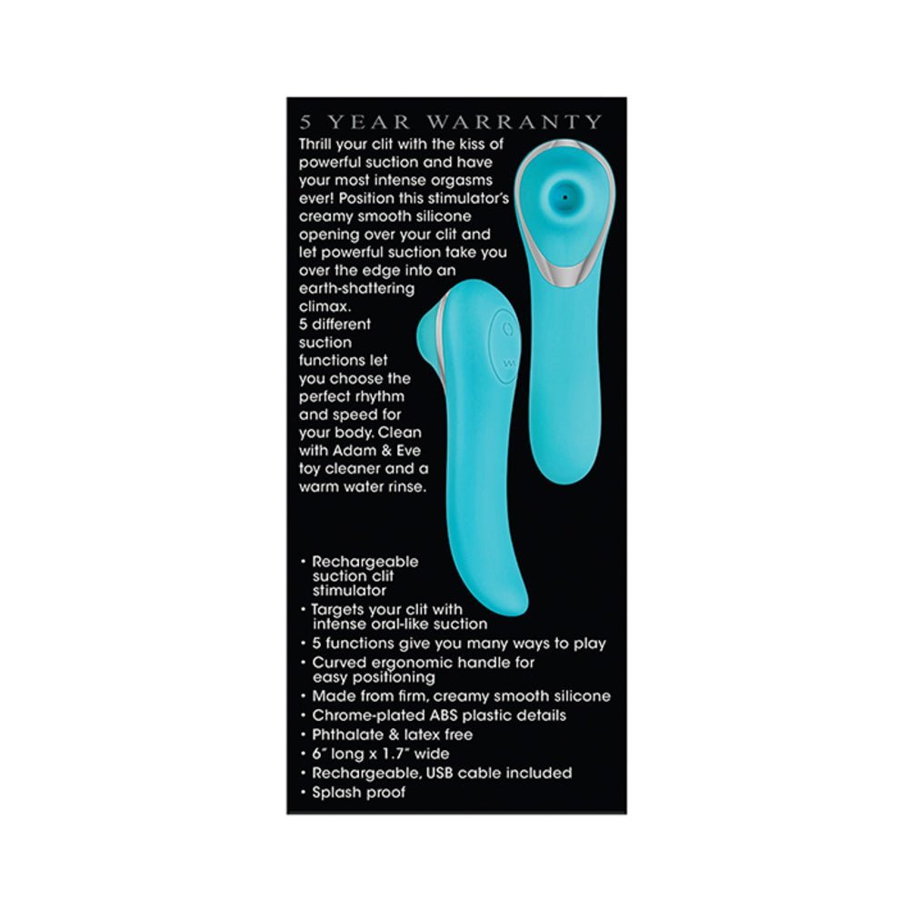 A&amp;e French Kiss-her Clitoral Stimulator Teal-Adam &amp; Eve-Sexual Toys®