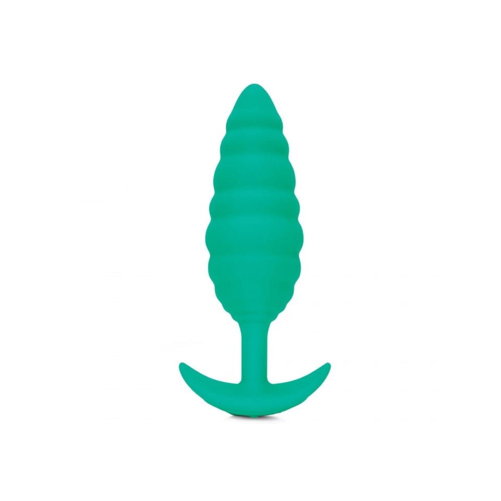 b-Vibe Twist Texture Butt Plug Green-B-Vibe-Sexual Toys®