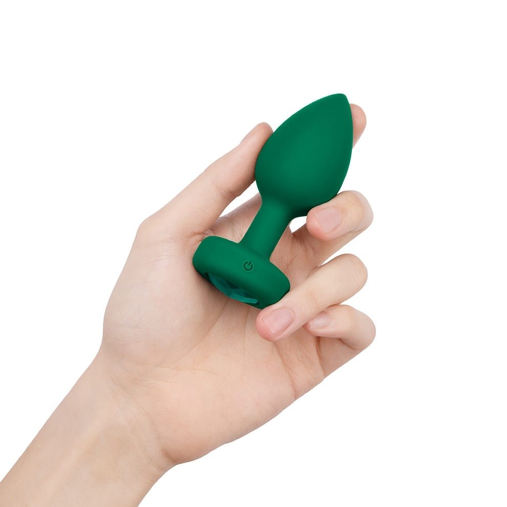 B-vibe Vibrating Jewels - Remote Control- Rechargeable - Emerald (m/l)-B-Vibe-Sexual Toys®