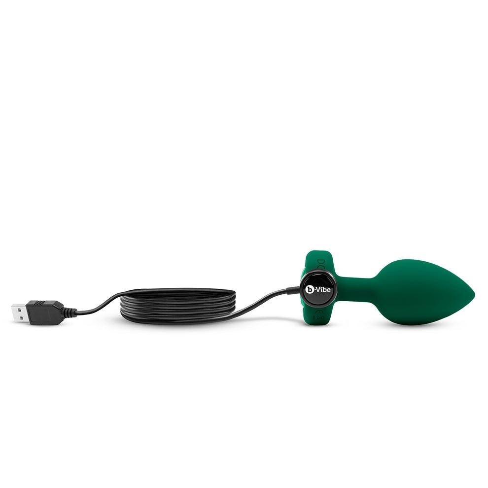 B-vibe Vibrating Jewels - Remote Control- Rechargeable - Emerald (m/l)-B-Vibe-Sexual Toys®