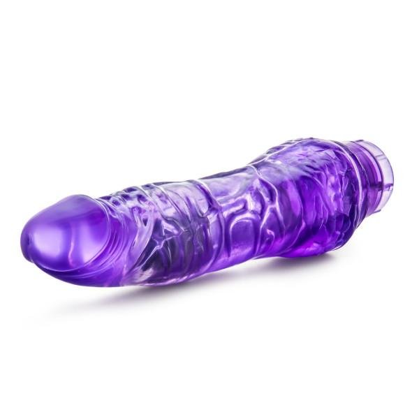 B Yours Vibe 7 Purple Realistic Vibrating Dildo-Blush-Sexual Toys®