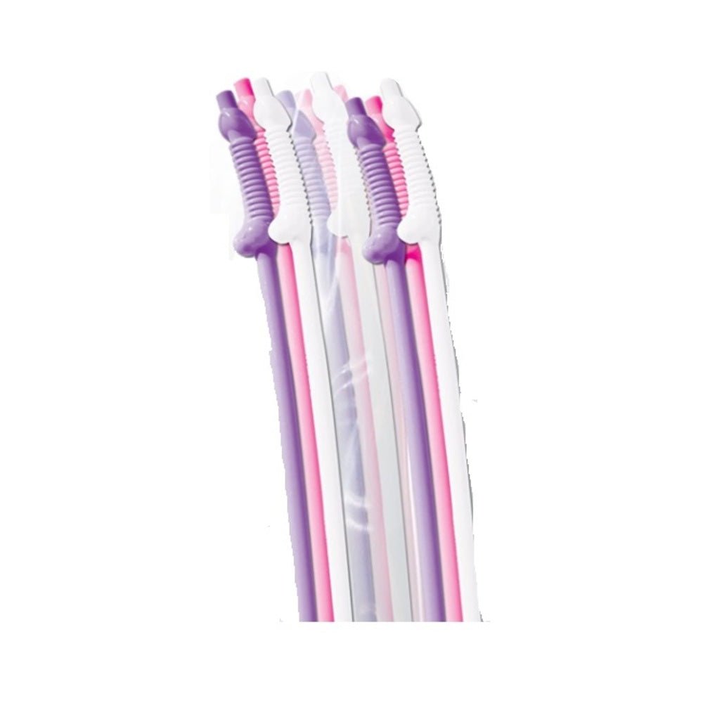 Bachelorette Flexy Super Straw Set 10 Count-blank-Sexual Toys®