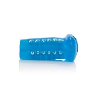 Basic Essentials - Beaded Masturbator Blue-blank-Sexual Toys®