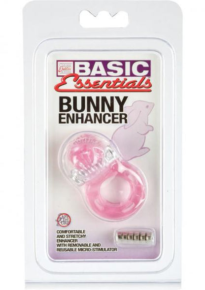 Basic Essentials Bunny Enhancer Pink Ring-Basic Essentials-Sexual Toys®