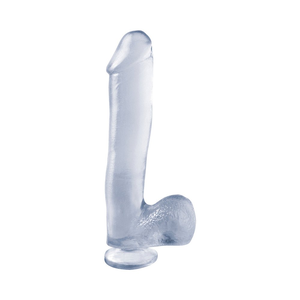 Basix Dong Suction Cup 10 Inch Clear-blank-Sexual Toys®