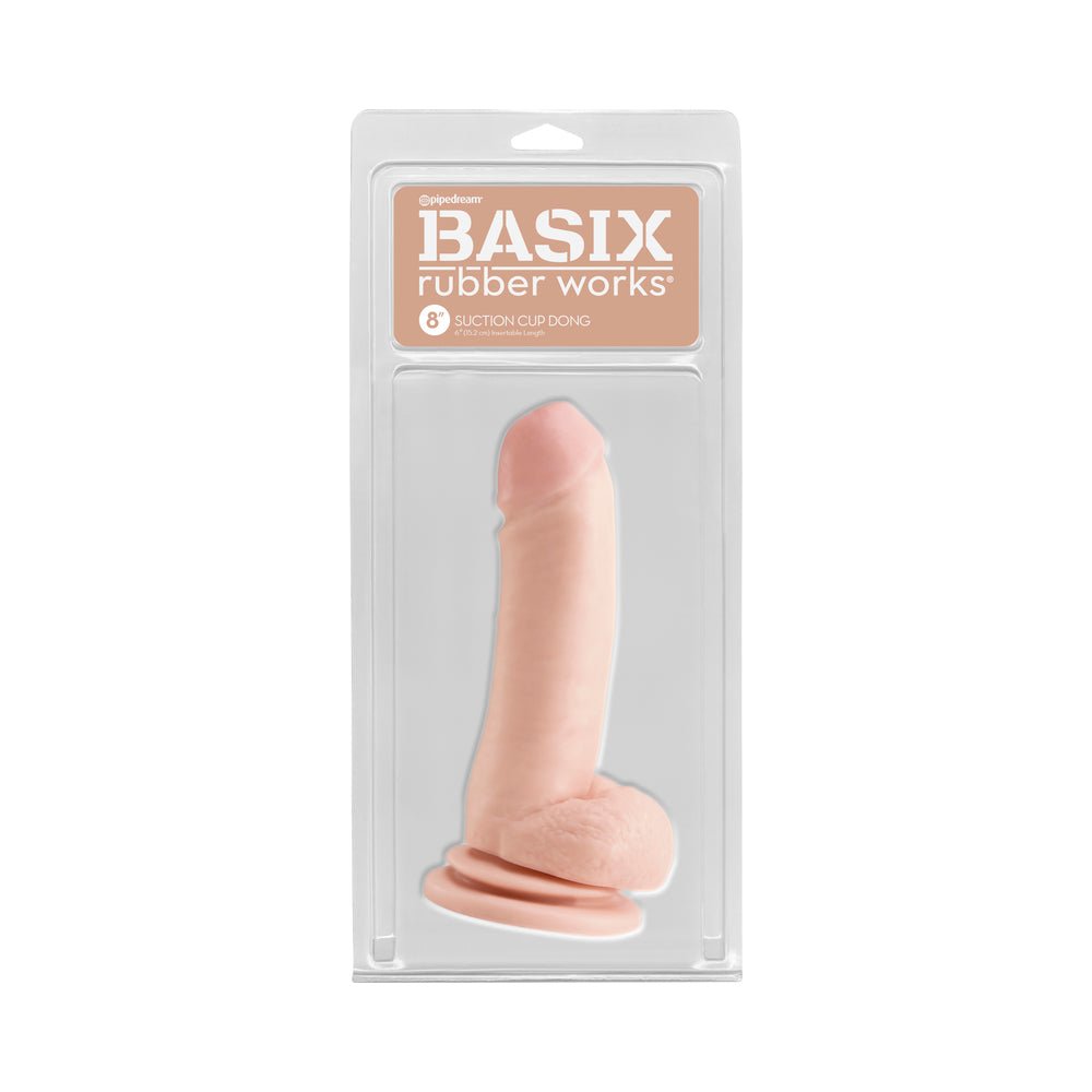 Basix Rubber Works 8 Inch Suction Cup Dong-blank-Sexual Toys®