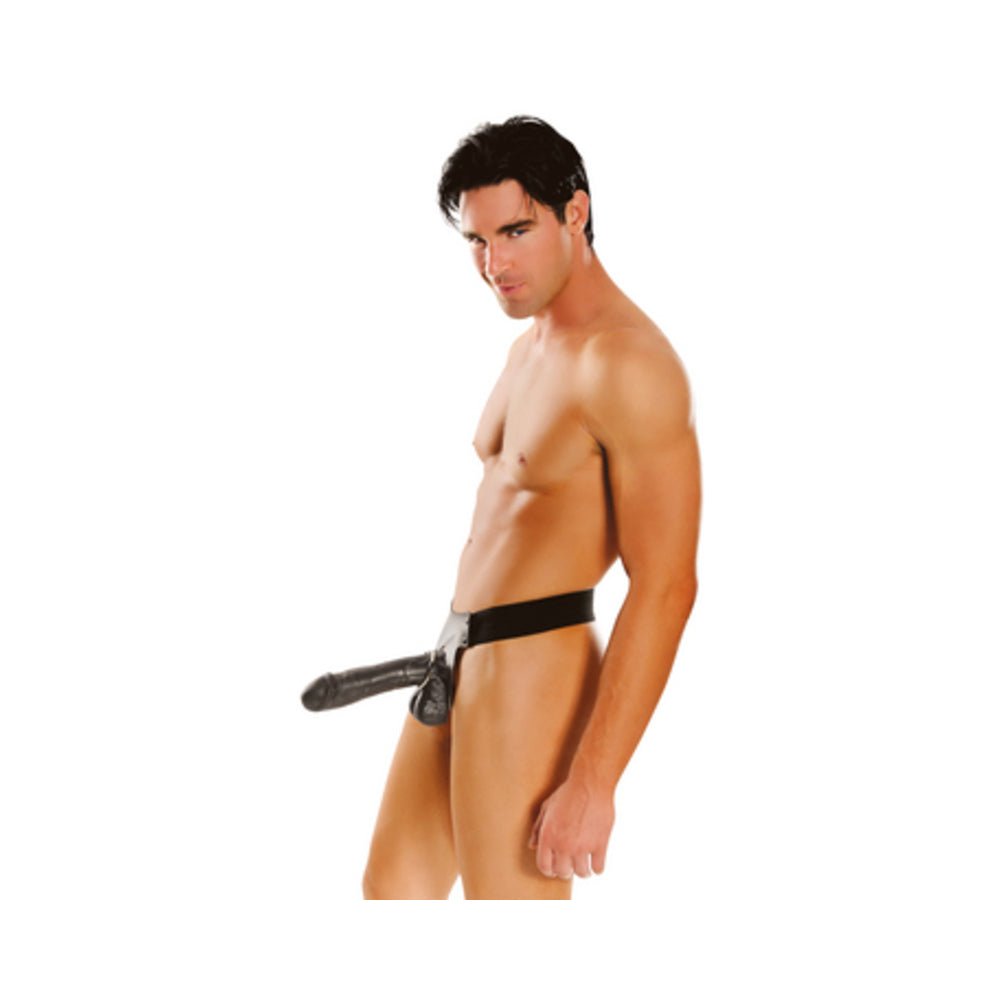 Big Daddy Hollow Strap On 10 Inch - Black-Fetish Fantasy-Sexual Toys®