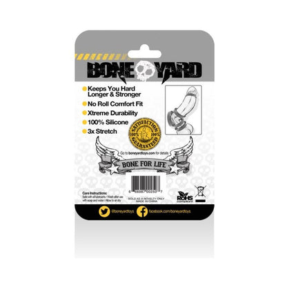 Boneyard Silicone Cock Ring 2 inches Black-Boneyard-Sexual Toys®