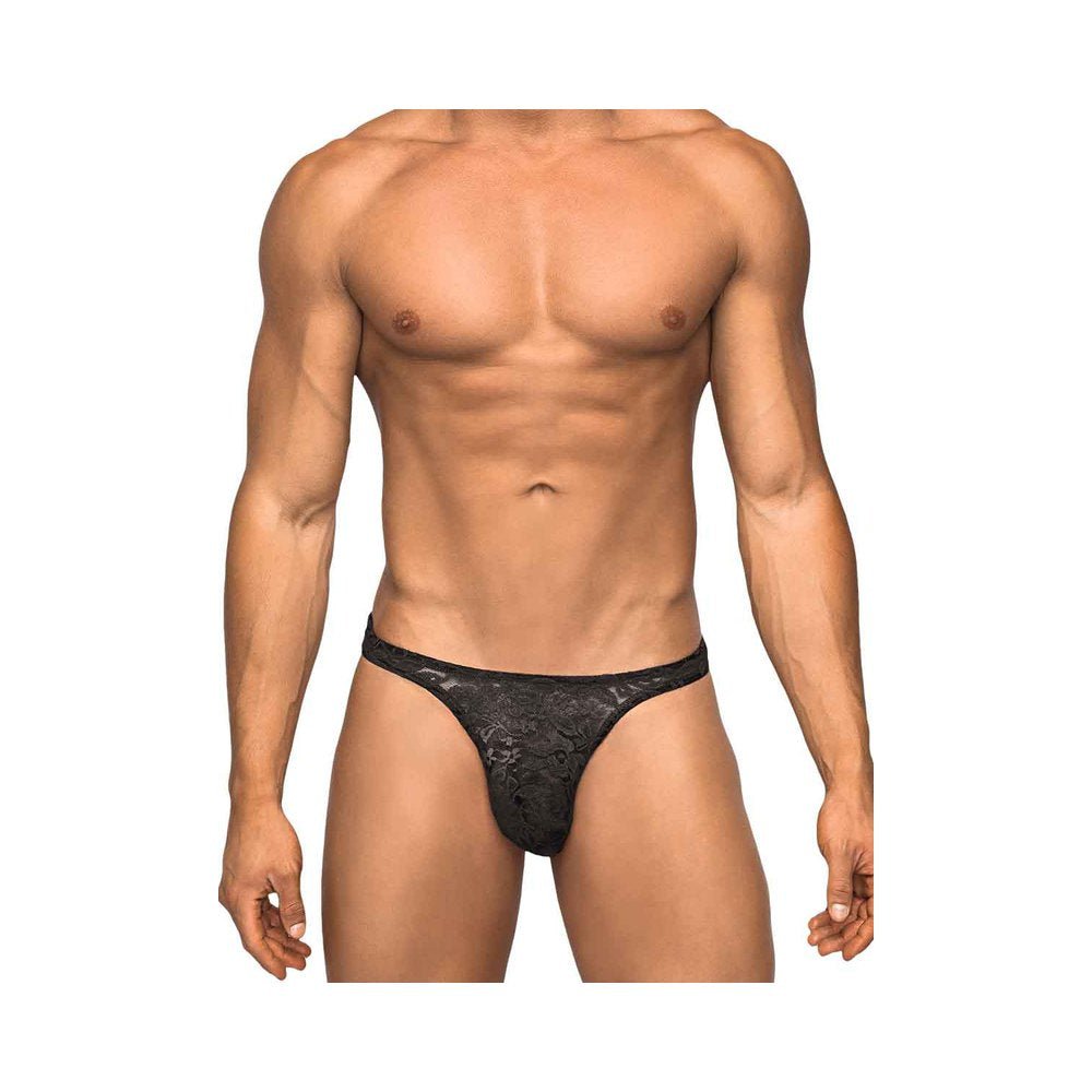 Bong Thong Stretch Lace Black Small/Medium-Male Power-Sexual Toys®