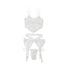 Bra, Garterbelt, And G-string White Os Hanging-blank-Sexual Toys®