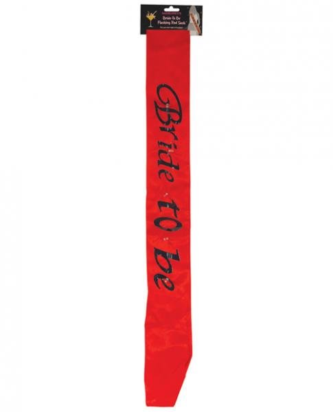 Bride 2B Flash Sash Red-Bachelorette Party Favors-Sexual Toys®