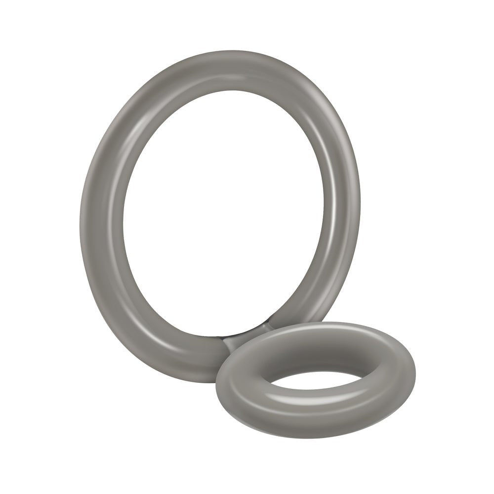 Bullseye Cock Ring Double Ring Smoke-Zero Tolerance-Sexual Toys®