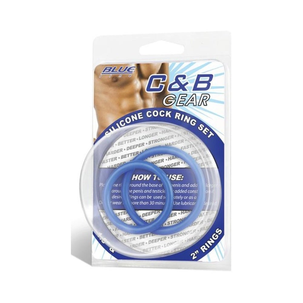 C &amp; B Gear Silicone Cock Ring Set-Electric Eel-Sexual Toys®