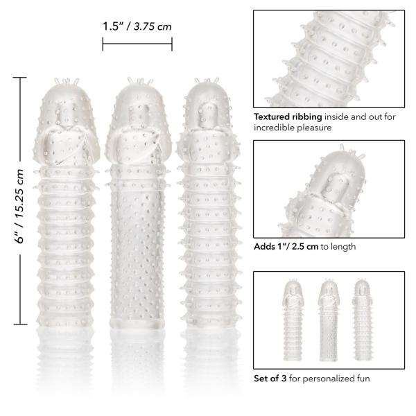 3 Piece Extension Kit Clear-Cal Exotics-Sexual Toys®